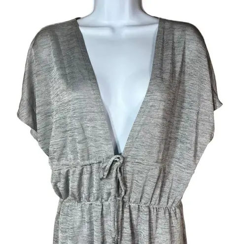 Victoria’s Secret Semi Sheer Romper Size Medium Gray