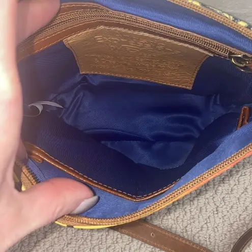 SHARIF Hand Painted Hawaiian Sunset Leather Bag ARTISTIC EXPRESSIONS VTG Purse