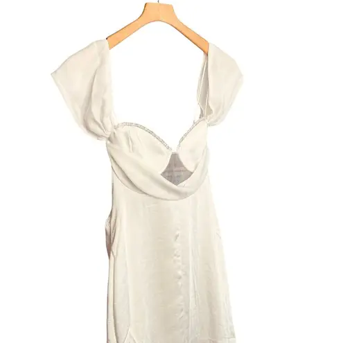 For Love & Lemons Cora Bridal Gown Dress White Size M