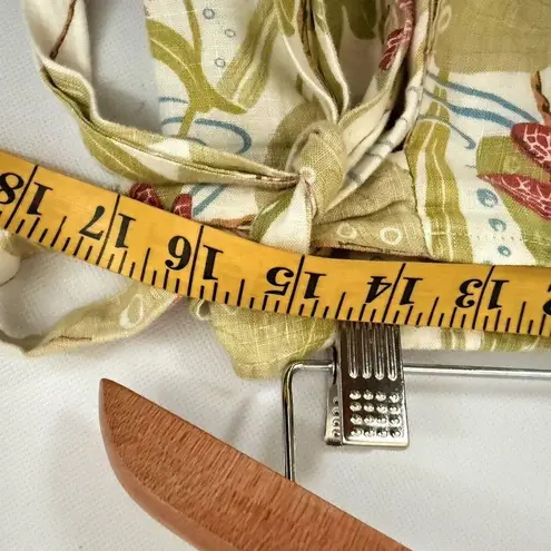 Linen Skirt Womens S Dragonflies Wrap Ruffled Floral Summer Tie Flounce Relaxed Gold