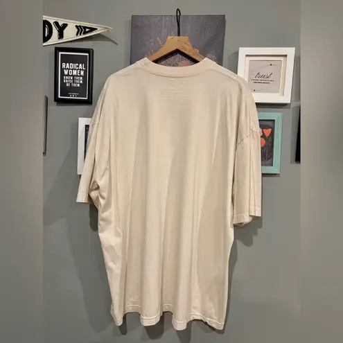 Velvet Valley Mystic Desert The Midwest Snake. Boho Graphic Tee. Cream. L/XL Black