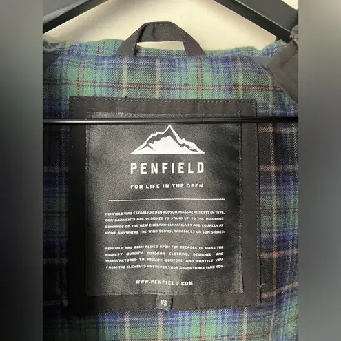 Madewell X Penfield Medbury flannel lined water resistant jacket black XS