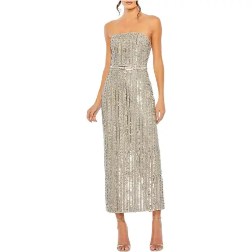 Mac Duggal NWOT Embellished Strapless Sheath Dress Style #93831 Size 6