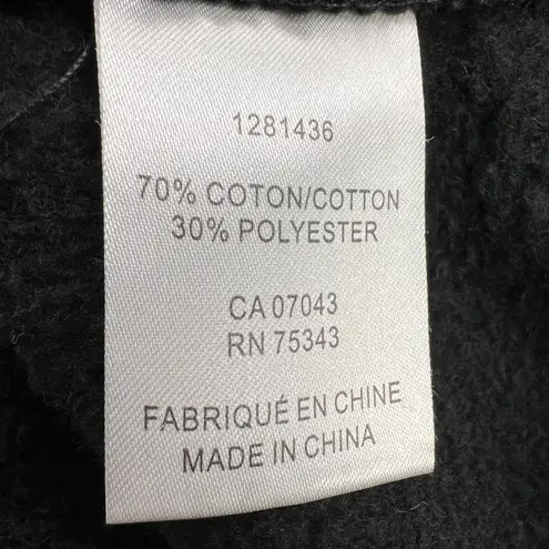 Bailey44 Bailey/44 BlCk Crystal Rhinestone Studded Sweatshirt Dace Cheer Mom Size L