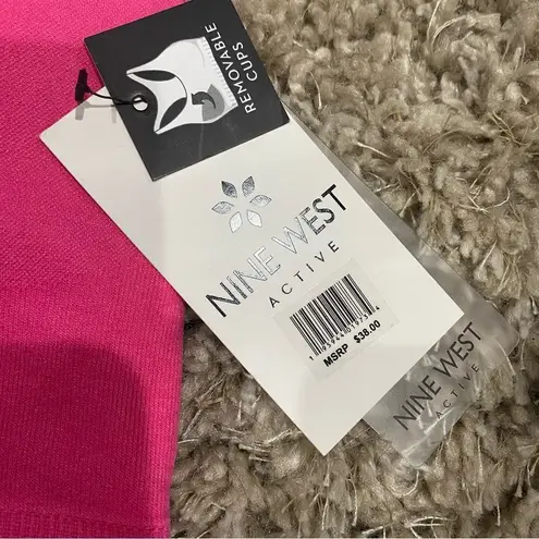 Nine West  Active neon pink active sports bra size S/M