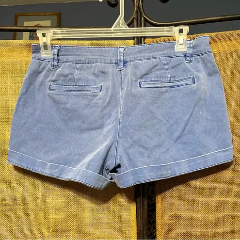 Land’N Sea Blue Jean Shorts with Cuffed Hems and Relaxed Fit Size 8