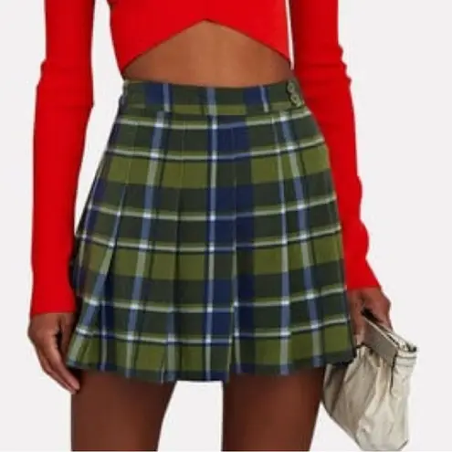 We Wore What plaid pleated tennis skort