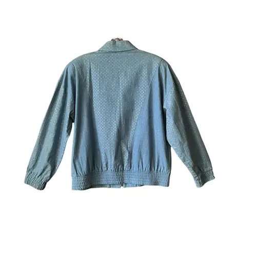 Vintage City Girl 2 piece denim Jacket & Shirt. Sz. 12 and 10 Blue