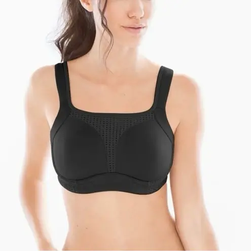 Soma Women's Sport Max Impact Underwire Sports Bra Black Size 36D