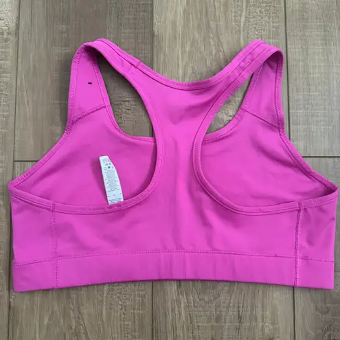 Nike pink dri fit racerback sports bra