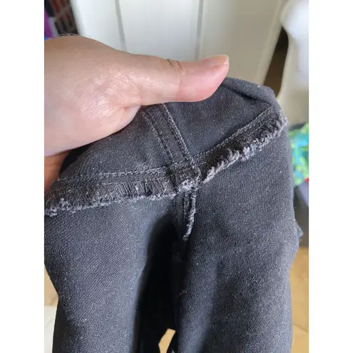 Time & Tru Womens Jeans Sz 6 Petite Black Distressed High Rise Skinny Denim