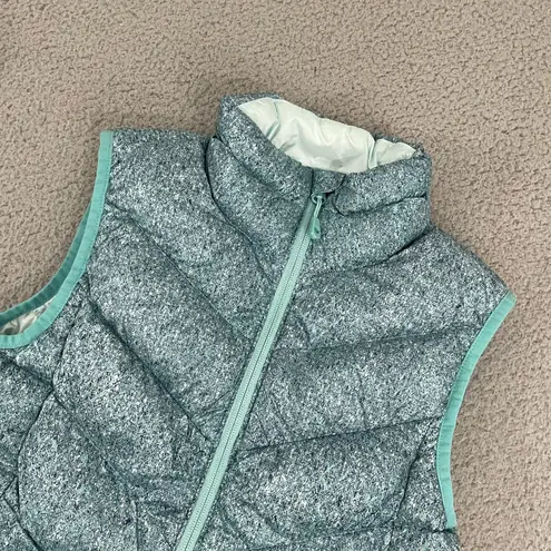 Mountain Hardwear Q-Shield 650 Vest Women XS Blue Duck Down Puffer Full Zip