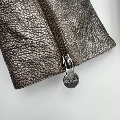 Taryn Rose Taryn by Metallic Leather Booties Heel Ankle Boots