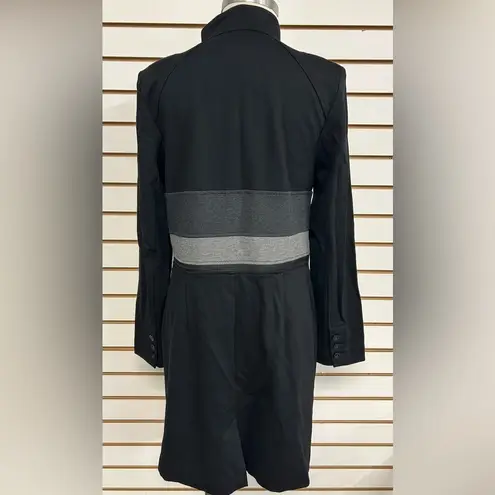 CAbi  #3176 Osaka Nights Convertible Jacket/Coat Black + Gray Size Medium