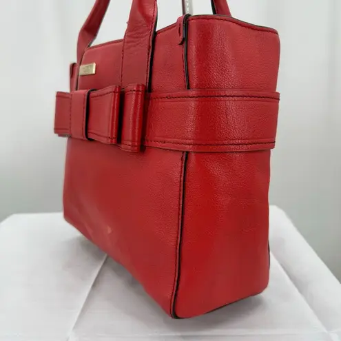 Kate Spade New York Quinn Villa Avenue Leather Shoulder Bag Red