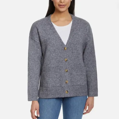 Ella Moss Ladies' Button Front soft and cozy Cardigan relaxed boyfriend fit