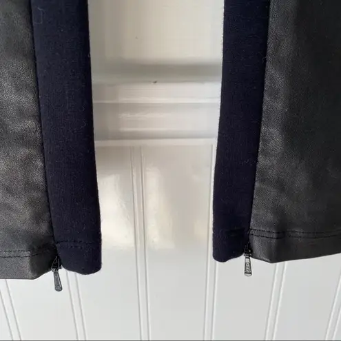 Maje Smarta Black Lamb Leather Stretch Leggings Small NWTS