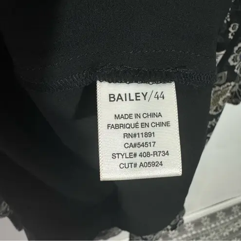 Bailey 44 Viola Floral Ruffle Chiffon Minidress Black Multi Size 6