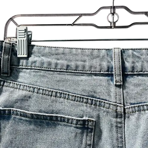 Edikted NWT Denim Jean Blue Shorts Size Medium 100% Cotton Casual Med Rise Women