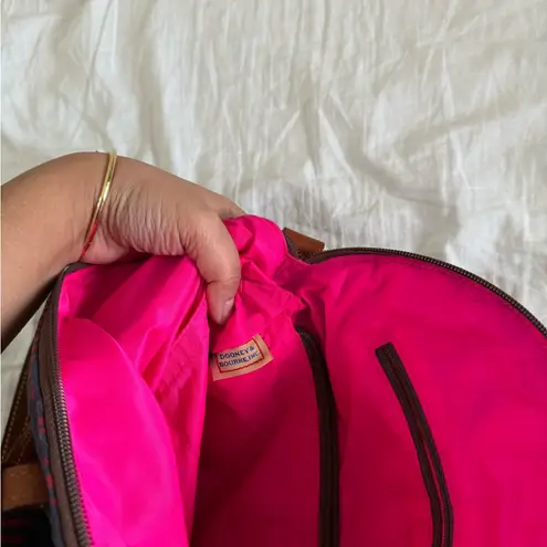 Dooney & Bourke  Vintage Boat Striped Shoulder Bag