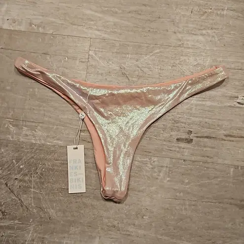 frankie's bikinis 💕💕 Boots Iridescent Skimpy Bikini Bottom ~ Gilded Angel XL NWT