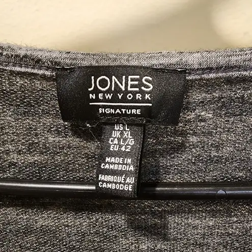 Jones New York  women's gray high Low  tank top size L