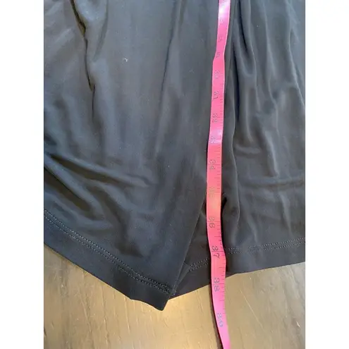 Kookai Wrap Midi Dress 1 Black Glam LBD Night Out Semi Formal Classic Witchy