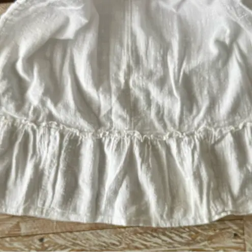 Kona Sol ☀️ White Textured Mini Dress Cover-Up ☀️ ~Small