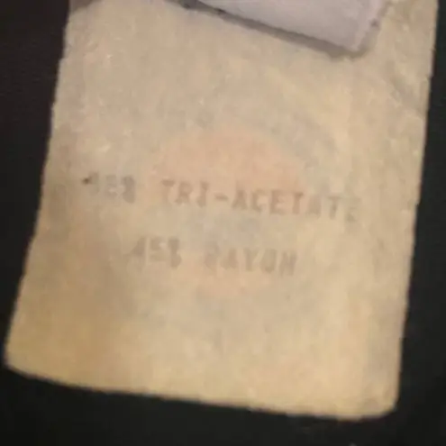 Vintage 80s Dress Constance Saunders Bergdorf Goodman Black Pleated Union Made 8