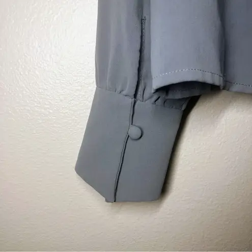 Petite Studio NYC Buvette Blouse in Dusty Blue Size XS