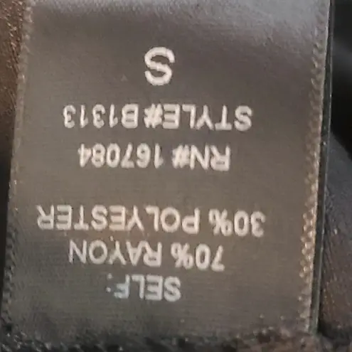 Tuckernuck Black Scotty Shirt Linen Short Sleeve V Neck Top Size Small