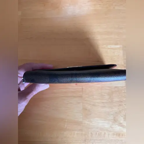 Coach  Women's Vibrant Pink and Brown Wallet colorful classic designer rare