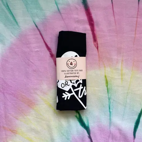 NWT Black Halloween Trick or Treat Tote