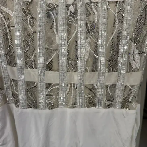 Retrofete Fae Corset Midi Dress White Bridal Size Medium NWT