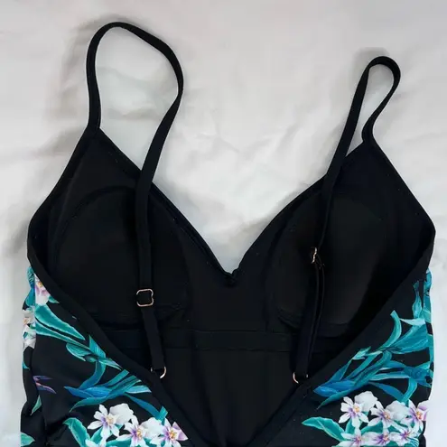 LA Hearts  Corset style 1pc swim suit, size S