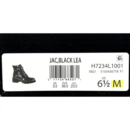 Naturalizer NEW Womens Chunky Heel Punk Grunge Whimsigoth Black Zip Boots US 6.5 M