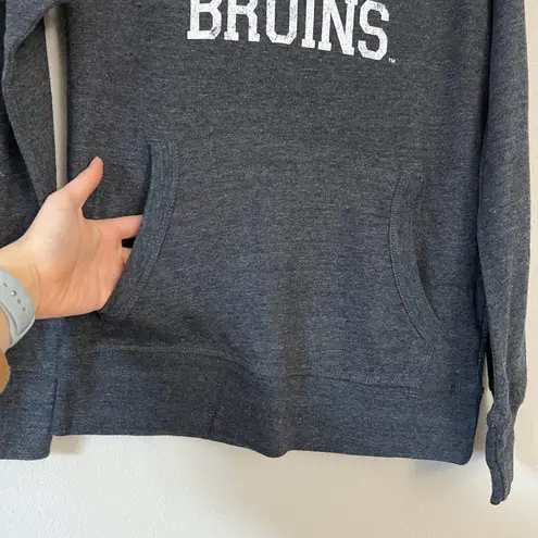 UCLA 1919 Bruins Grey Knit Hooded Sweatshirt Gray