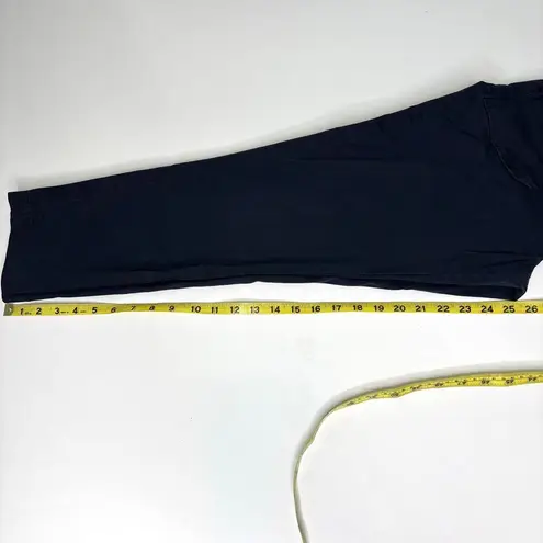 Veronica Beard Mahary Utility High Waist Straight Leg Cropped Pants Ink 8