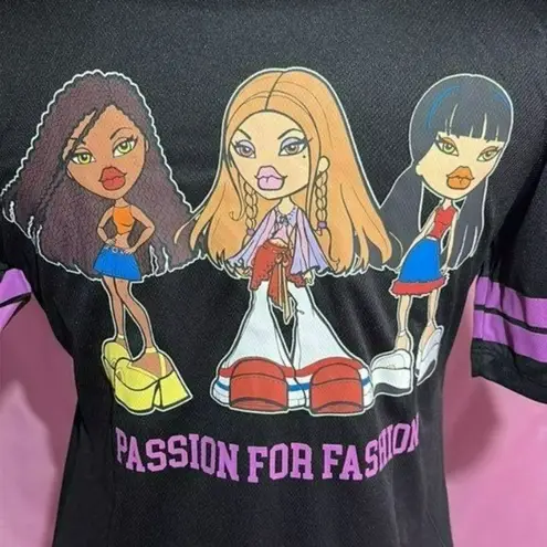 Bratz Baseball Jersey size Medium Bratz Doll Jersey NEW~ purple ~ Cartoon Bratz