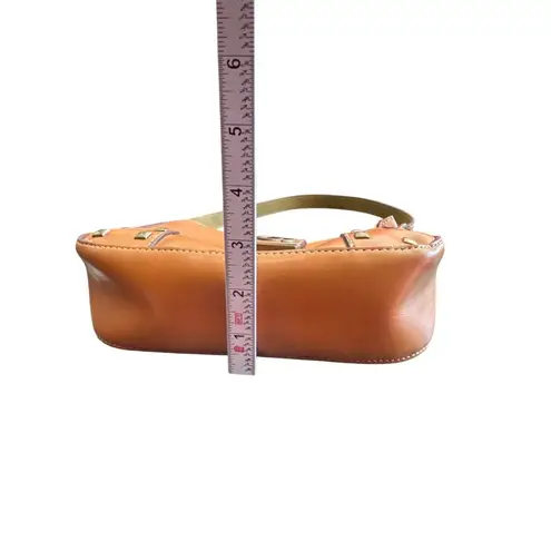 Minicci Tan Vinyl Studded womens handbag SKU7956/Q564586