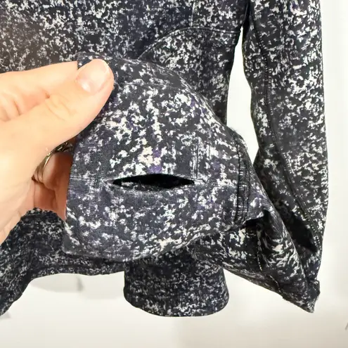 Lululemon Forme Jacket Size 8 Rocky Road Sand Dune Fitted Zip Up Blue