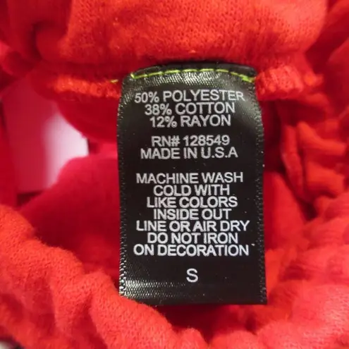 Aviator Nation NWT Geo Big Lightening Bolt Cargo Sweatpants in Red Blue Sweats S