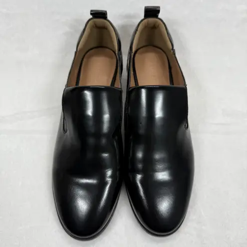Aerosoles Sutton Leather Loafer Dress Shoes Slip On Comfort Black Size 7M