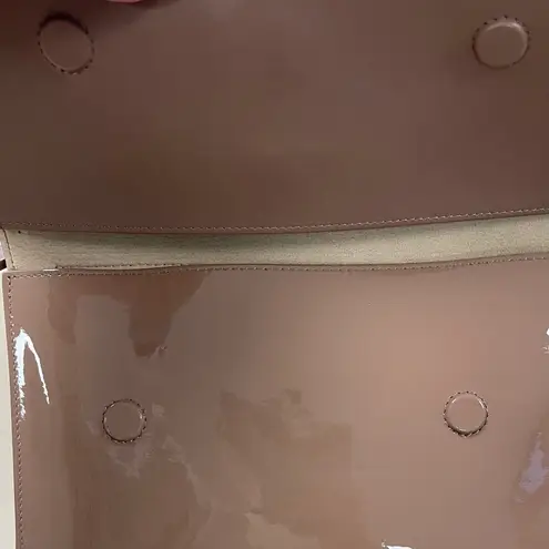 VALENTINO ORLANDI Triple Entry Patent Leather Crossbody