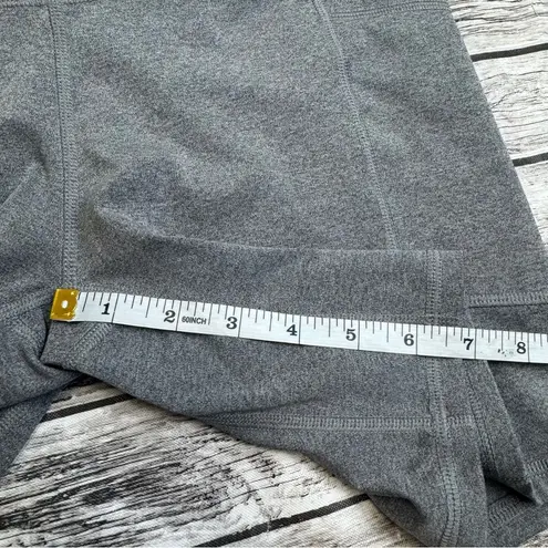 All In Motion Women's Spandex Bermuda Bike Shorts M Med Medium Grey Gray Stretch