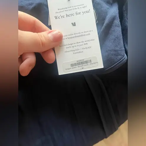 MM.LaFleur M.M. Lafleur Blueberry Imogen Stretch Linen Jacket