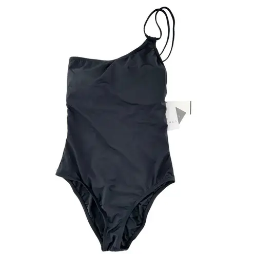 La Blanca NEW/NWT Black Island Goddess One Shoulder Swimsuit Size 8