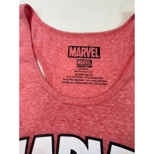 Marvel Comics Tank Top XL/XG Women's Red Graphic Superhero Avengers
