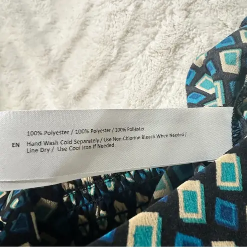 Band Of The Free Size M Blue/Green Colette Teal Mini Skirt Business Casual Fall Blue Size M