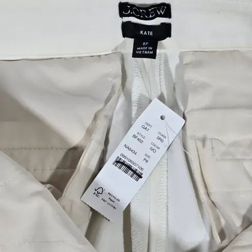 J.Crew J.‎ Crew Petite Kate straight-leg pant in bi-stretch cotton blend P8 NWT